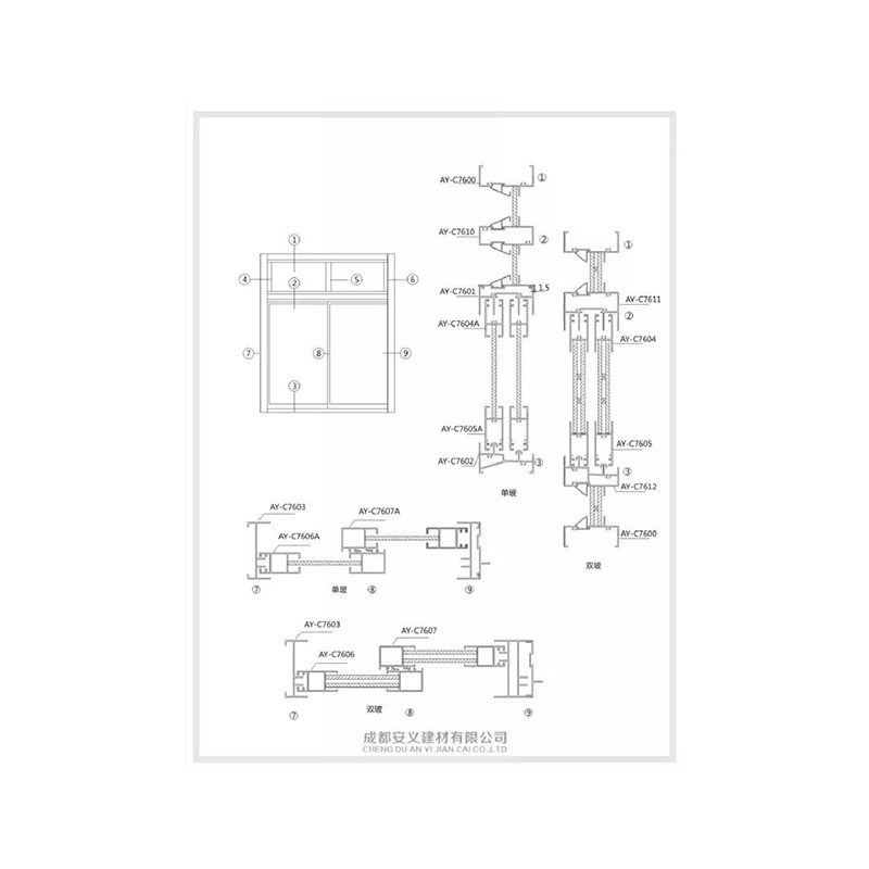 AY-C76推拉窗系列